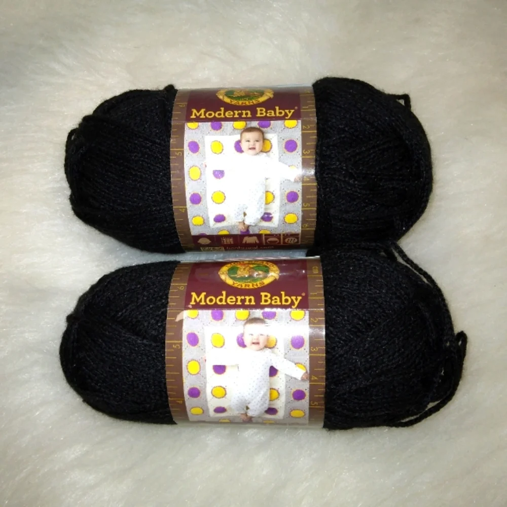 YARN 2 Skeins Modern Baby in Black